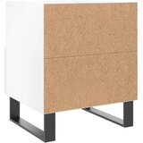  Noćni ormarići 2 kom sjajni bijeli 40 x 35 x 47,5 cm drveni | shoptok.hr