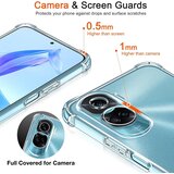 Techsuit Shockproof Clear Silicone prozirna maskica otporna na udarce za Honor 90 Lite | shoptok.hr