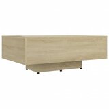 Maison Chic Klubska mizica - kavna mizica - Nizka mizica sonoma hrast 85x55x31 cm iverna plošča, (21753350) Cene
