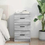 vidaXL Noćni ormar Sivi hrast sonoma 38 x 38 x 66 cm Konstruirano drvo | shoptok.hr