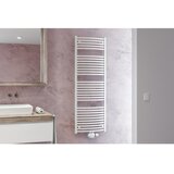 Korado cevni kopalniški radiator Koralux White 45x90 Round M, 369 W, 45x90 cm, bela | Shoptok.si