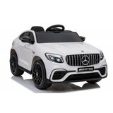 Mercedes GLC63 AMG Licencirani auto na akumulator sa kožnim sedištem i mekim gumama - Beli Cene