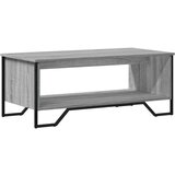 vidaXL Klubska mizica siva sonoma 100x51x40 cm inženirski les | Shoptok.si