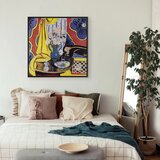  Slika - Henri Matisse – Harmony in Yellow 40x40 U crnom drvenom okviru | shoptok.hr