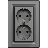 Schneider Electric Asfora Utičnica dvostruka (Antracit, Plastika, Podžbukna montaža, 16 A) Schneider Electric Asfora Utičnica dvostruka (Antracit, Plastika, Podžbukna montaža, 16 A) Slike