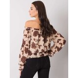 Italy Moda Blouse-DHJ-BZ-15168.15P-beige | Shoptok.si