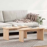  Kava Stol 2 pcs Prirodna Masivna borovina | shoptok.hr
