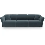 Cosmopolitan Design Plava baršunasti sofa 292 cm Tokyo –