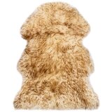 vidaXL Preproga iz ovčje kože 60x90 cm rjava mešana | Shoptok.si