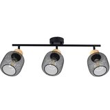  Brilagi - Spot svetiljka BASKLITE 3xE27/15W/230V drvo/crna | Eponuda.com
