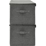  Kutije za pohranu 2 kom od tkanine 50 x 30 x 25 cm antracit | shoptok.hr