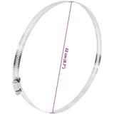 vidaXL Stezaljke za crijevo 6 kom 91 - 220 mm nehrđajući čelik 304 | shoptok.hr