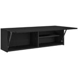vidaXL Kupaonski zidni ormarić crni 100x25x30 cm izrađeno drvo | shoptok.hr