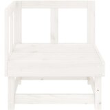  Kutna vrtna sofa od masivne borovine bijela | shoptok.hr
