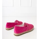 Gemre Pink perforated platform espadrilles Plevis | Shoptok.si