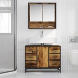  Kupaonski ormar Staro drvo 80 x 33 x 60 cm Konstruirano drvo | shoptok.hr