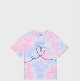 Sinsay Pamučna tie-dye majica s motivom srca Hello Kitty and Friends | shoptok.hr