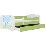 HAPPYKIDS OTROKA POSTELJA DREAMY MEDVEDEK (VE BARV IN DIMENZIJ)-Zelena-80x160 | Shoptok.si