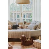 Lorena Canals Svetlo rožnato bombažno otroško pregrinjalo 140x200 cm Tartan Rose – | Shoptok.si