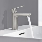 Grohe enoročna armatura za umivalnik Lineare z zgornjim delom sifona klik klak (23791DC1) | Shoptok.si