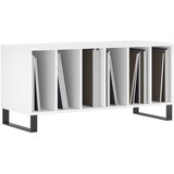 vidaXL Omarica za gramofonske plošče bela 100x38x48 cm inženirski les | Shoptok.si