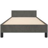  Okvir za krevet bez madraca tamnosivi 90x200 cm baršunasti | shoptok.hr