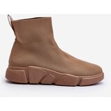 Boto Women's Sports Shoes with Sock Beige Zirila | Shoptok.si