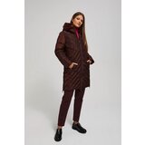 Moodo Long quilted hooded jacket | shoptok.hr