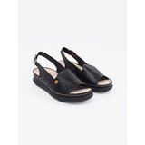 GOODIN Black sandals with leather insole | shoptok.hr