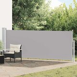  Uvlačiva bočna tenda za terasu 140 x 500 cm siva | shoptok.hr