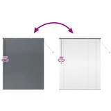  Zavjesa za prozor sa zavjesama Ostalo Tamnosiva 80 x 130 cm Aluminij | shoptok.hr