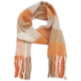 Orsay Orange-Beige Women's Plaid Scarf - Women's Cijene