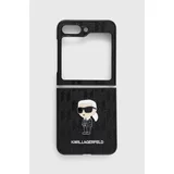 Karl Lagerfeld Etui za telefon Samsung Galaxy Z Flip5 črna barva