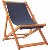  Sklopive stolice za plažu od tkanine 2 kom plave | shoptok.hr