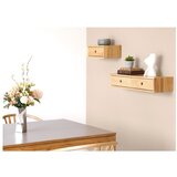 House Nordic Polica iz masivnega hrasta v svetli naravni barvi 80 cm Luzern – | Shoptok.si