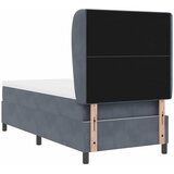 Krevet s opruga kutije Tamno siva 200 x 100 cm Baršun | Eponuda.ba
