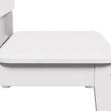  Vrtna stolica bijela 60x52,5x72 cm od masivne borovine | shoptok.hr