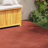  Kamen za hodanje 6 pcs Crvena 40 5 x 40 5 x 2 cm Guma - Crvena Cijene