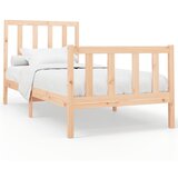  The Living Store Posteljni okvir iz trdne borovine 100x200 cm - Posteljni Okvir, (21450161) | Shoptok.si