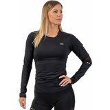 NEBBIA Long Sleeve Smart Pocket Sporty Top Black L | Shoptok.si