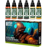 Green Stuff World Paint Set - NMM Copper | Set Akrilnih Boja x6 Cene