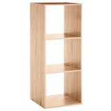 Five stalak sa 3 police 34,5x32x100,5cm drvo natural ( 138907 ) | ePonuda.com