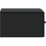  Stenski nočni omarici Črna 34,5 x 33 x 20 cm Inženirski les, (5000209587) | Shoptok.si