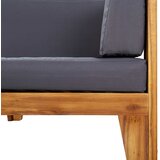  Modularna kutna sofa i tamnosivi jastuci masivno bagremovo drvo | shoptok.hr