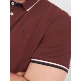 Jack & Jones Plus Majica smeđa / bijela | shoptok.hr