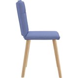  Jedilni stoli 4 kosi Jeans Blue Fabric, (21822239) | Shoptok.si
