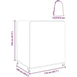  Navlaka za vanjski namještaj Crna 116 x 100 x 120 cm 420D | shoptok.hr