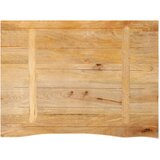 Stolna ploča sa živim rubom 70x60x3,8 cm od masivnog drva manga | shoptok.hr