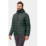 Jack Wolfskin Puhovka Ather Down Hoody 1207671 Khaki Regular Fit | Shoptok.si