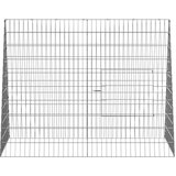  Kavez za piliće Srebrno 110 x 100 x 85 cm Cinkani čelik | Eponuda.com